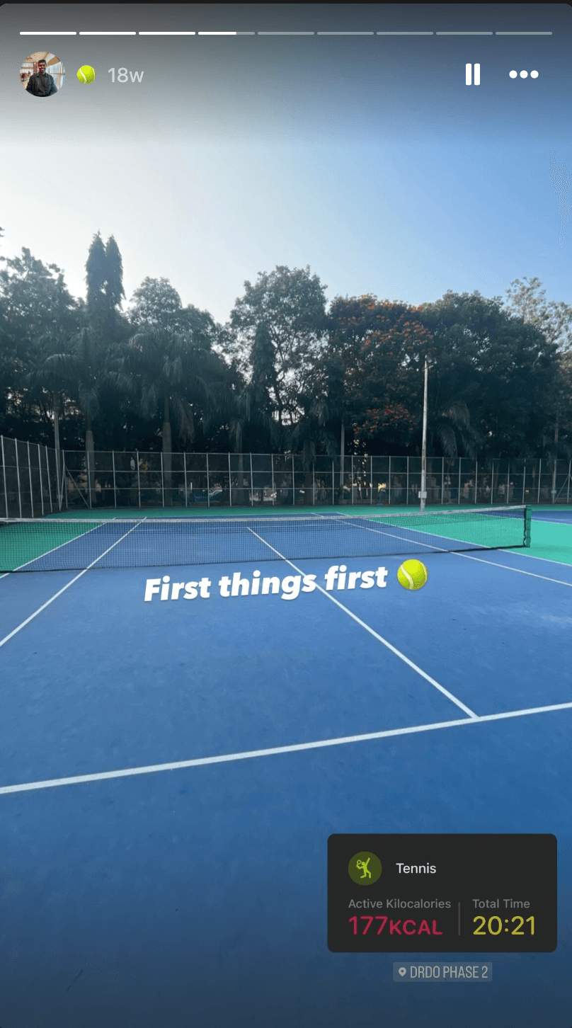 Picture of a tennis court