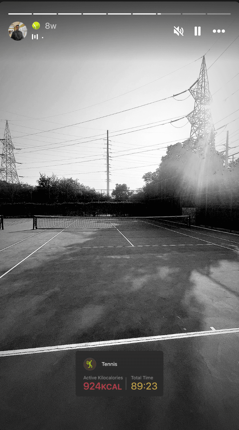 Picture of a tennis court