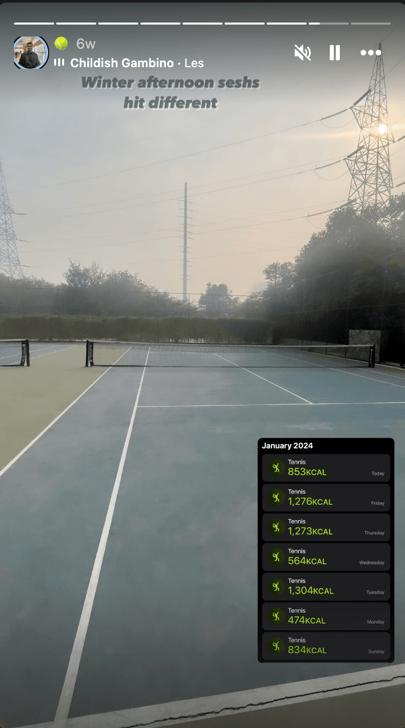 Picture of a tennis court